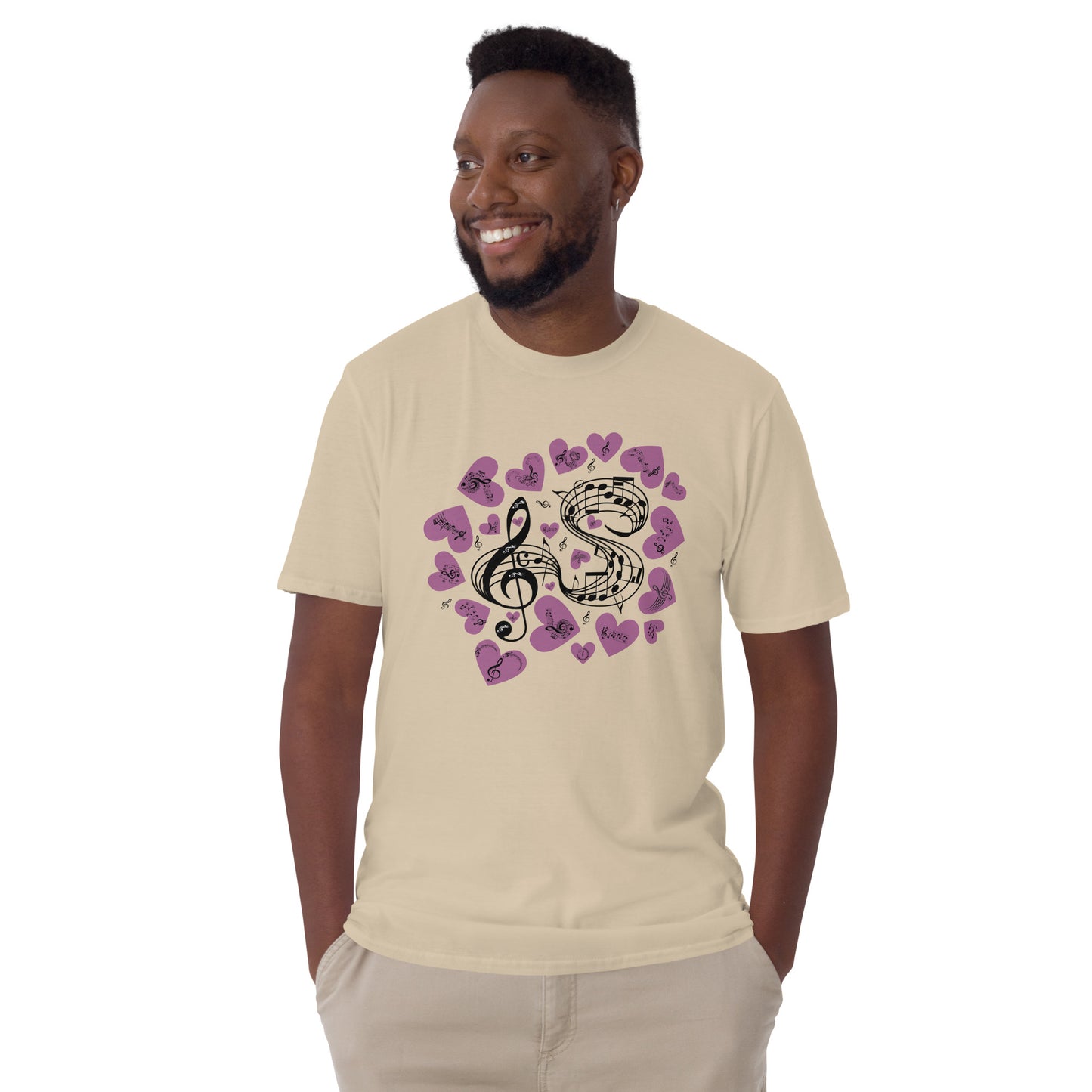 Music Is In My Heart Unisex Tee by EraofInk