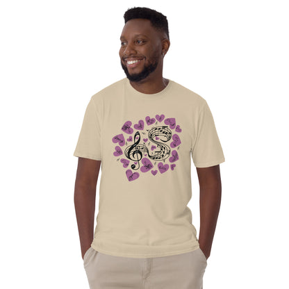 Music Is In My Heart Unisex Tee by EraofInk