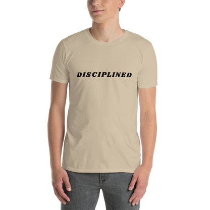 Disciplined Man's Fitness Tee by EraofInk