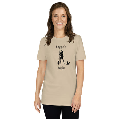 Beggar's Night Halloween Witch Sexy Witch Unisex Tee by EraofInk