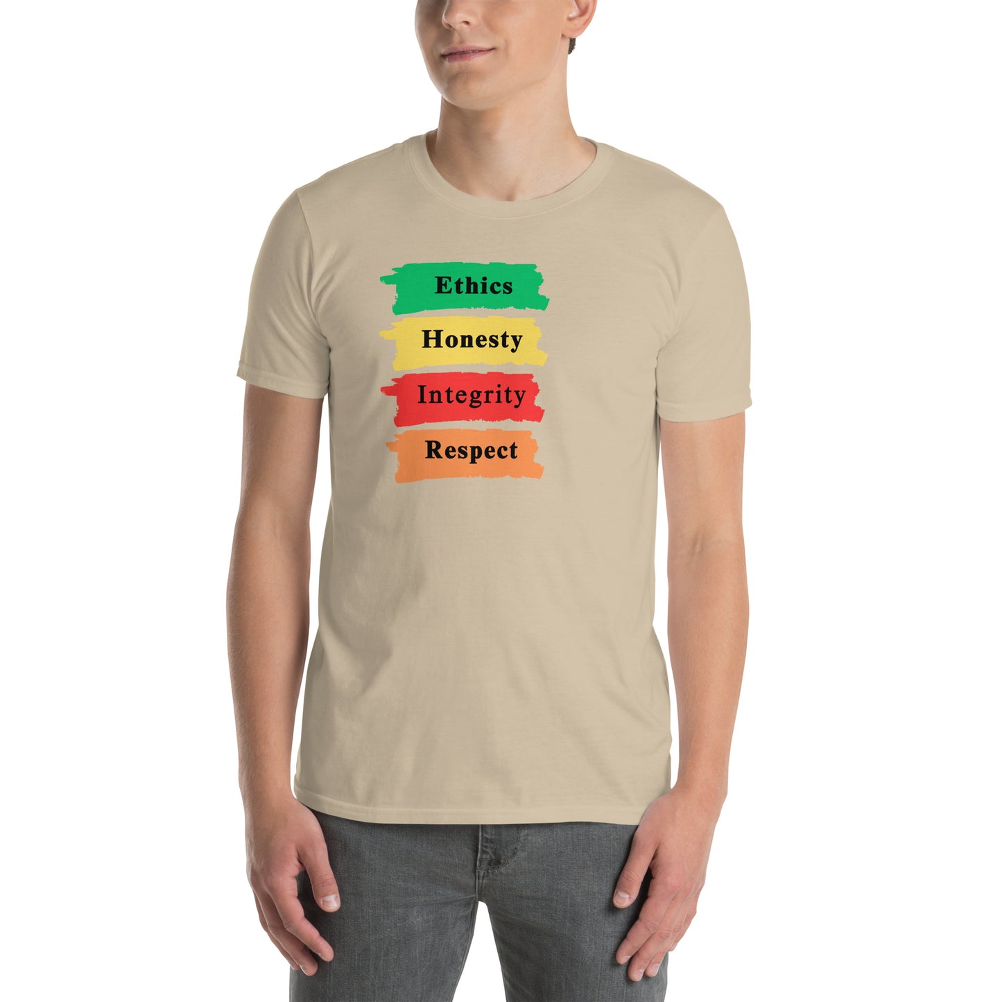 Core Values Ethics Honesty Integrity Respect Unisex Tee by EraofInk