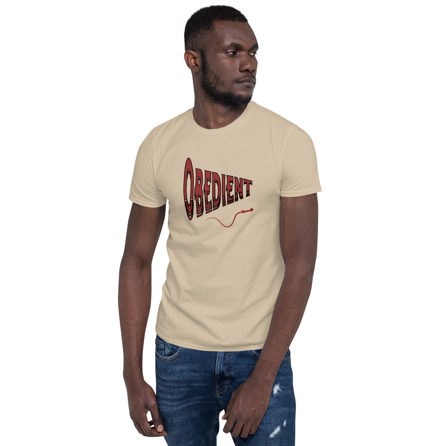 Obedient Dominant S&M Flirty Unisex Tee by EraofInk