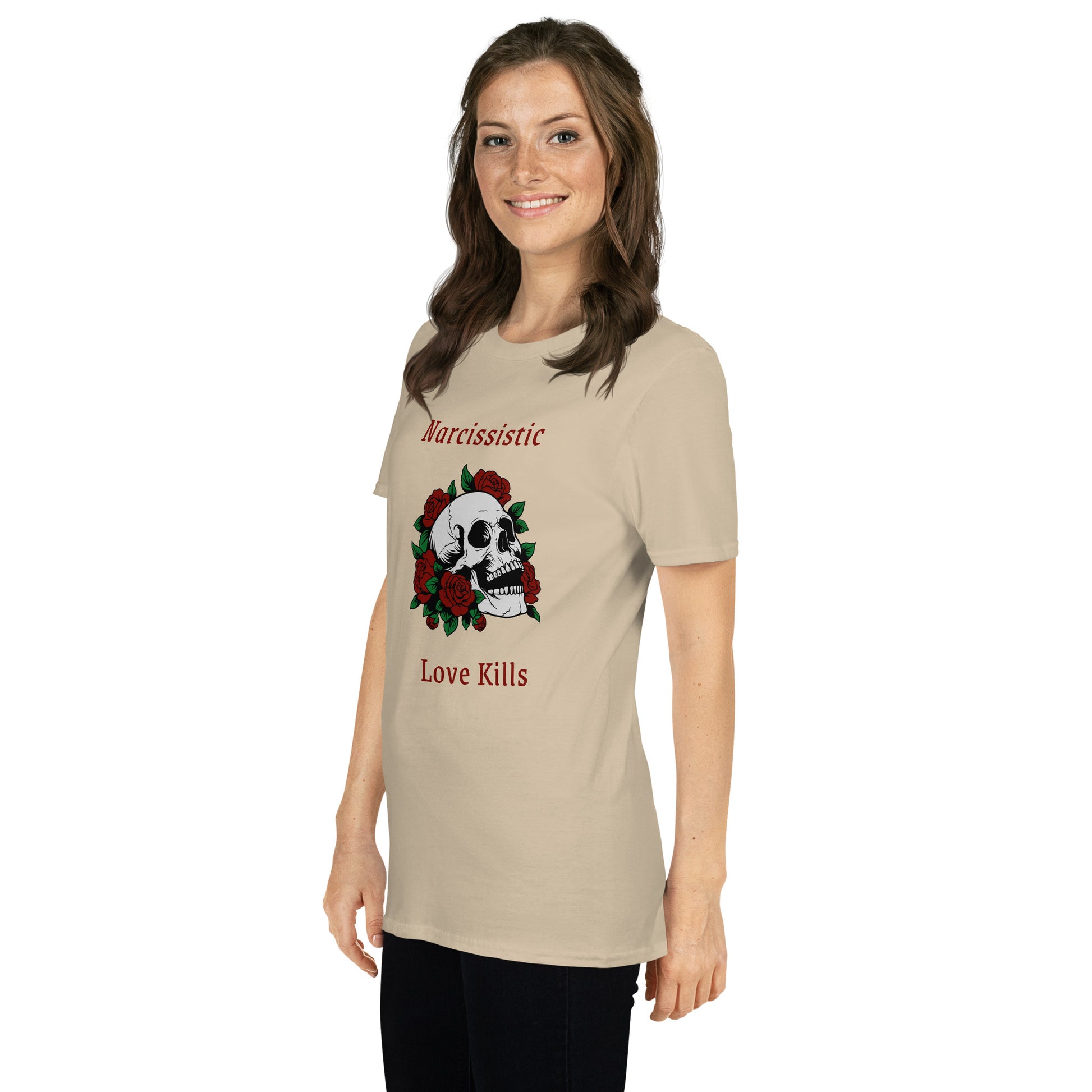 Narcissistic Abuse Awareness Graphic Tee Narcissistic Love Kills Unisex Tee by EraofInk