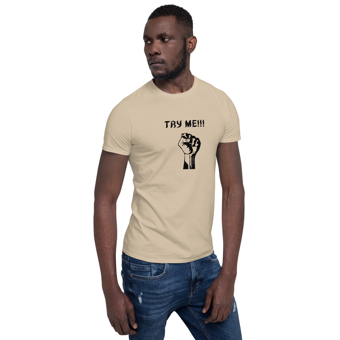 Try Me!! Unisex Tee by EraofInk