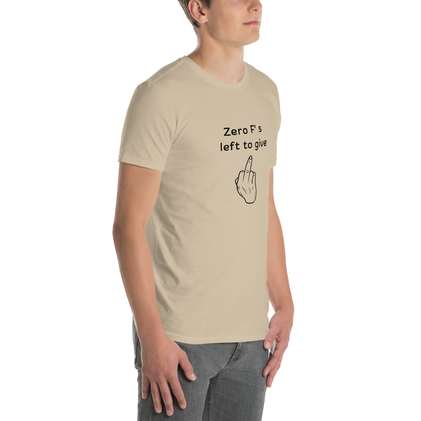 Zero F's Left to Give Unisex Tee by EraofInk