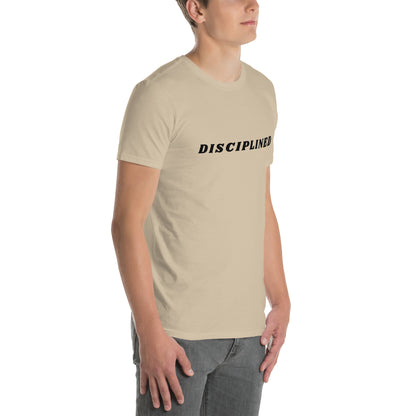 Disciplined Man's Fitness Tee by EraofInk