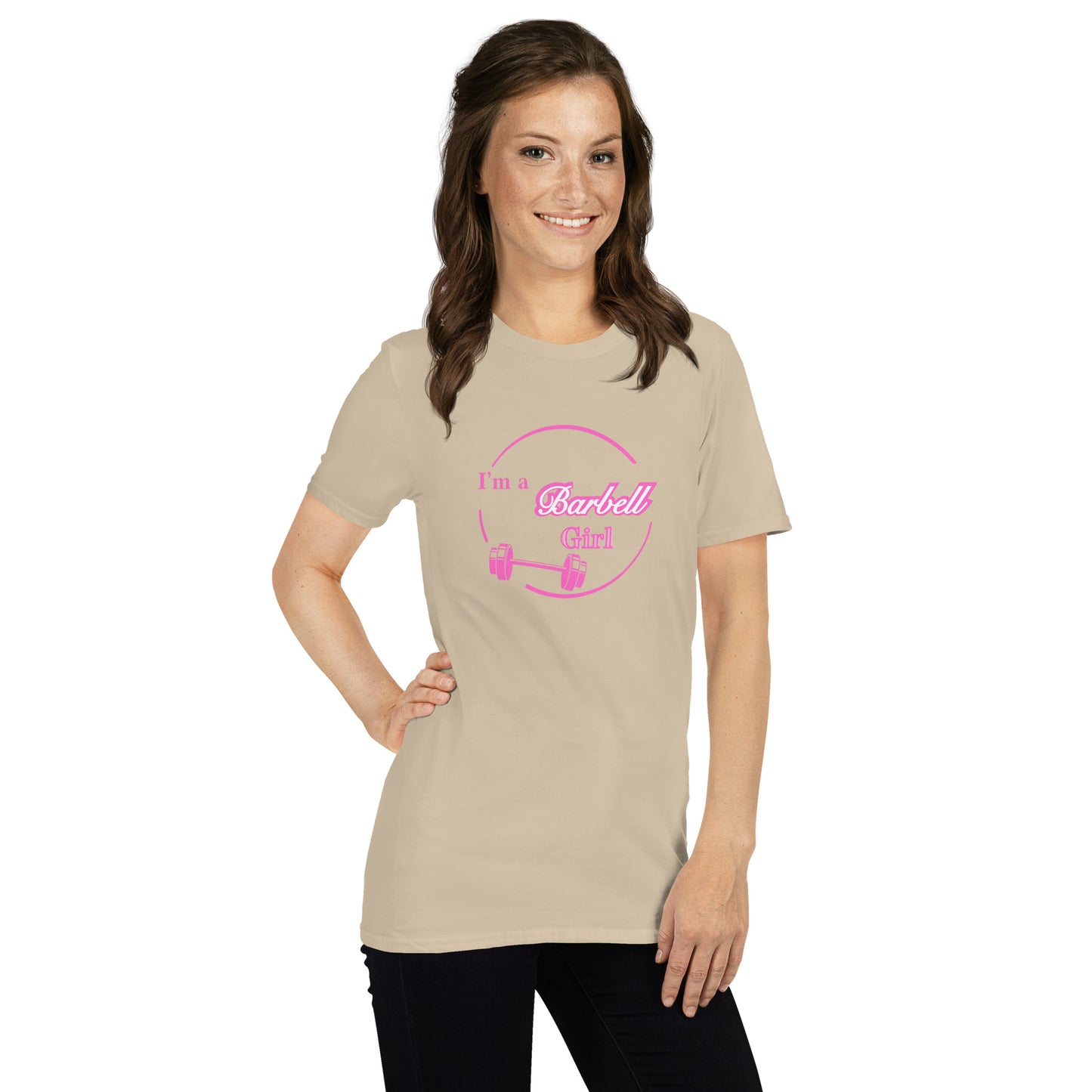 I'm A Barbell Girl Unisex Tee by EraofInk