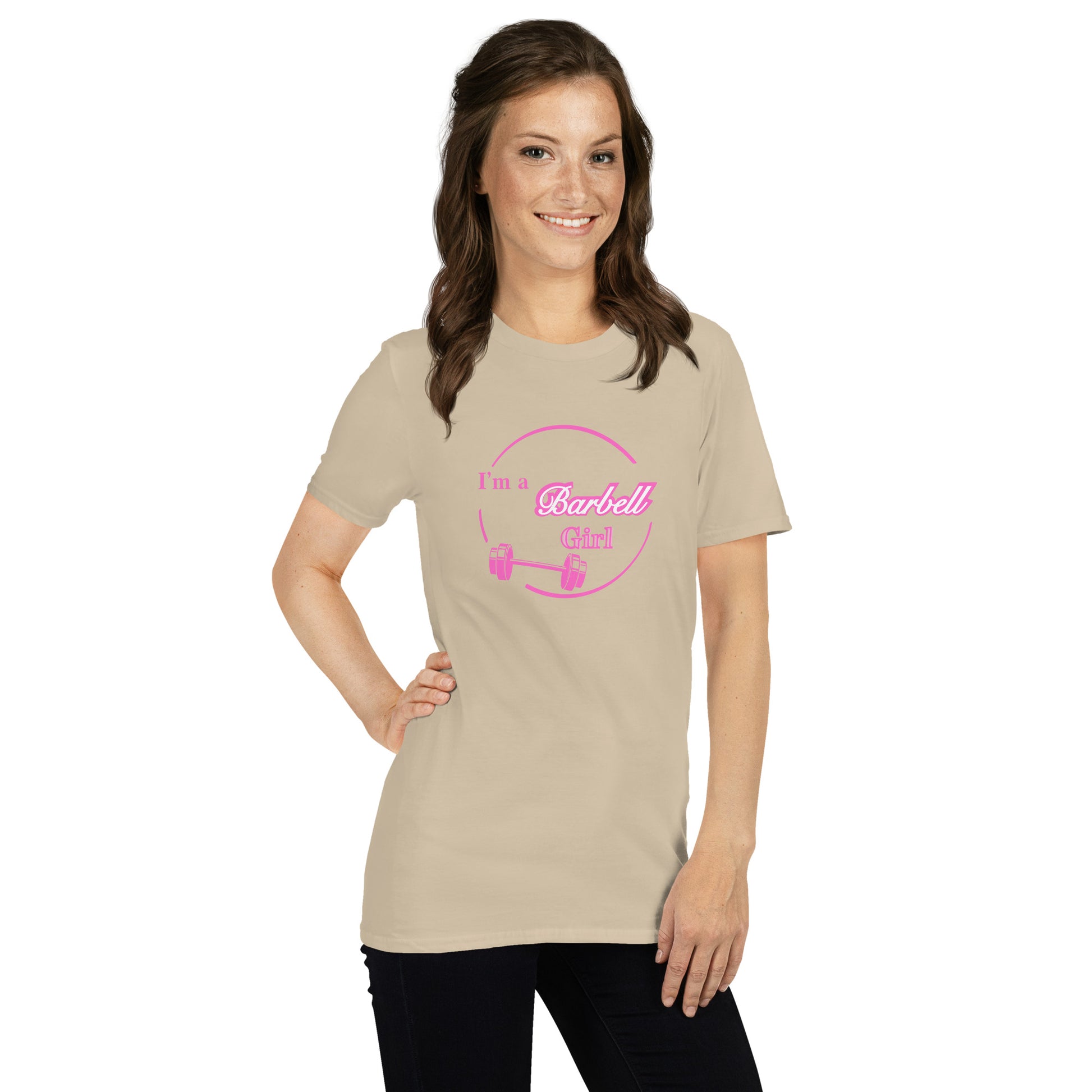 I'm A Barbell Girl Unisex Tee by EraofInk