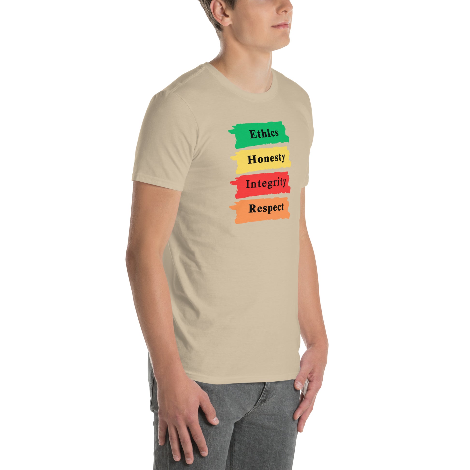 Core Values Ethics Honesty Integrity Respect Unisex Tee by EraofInk