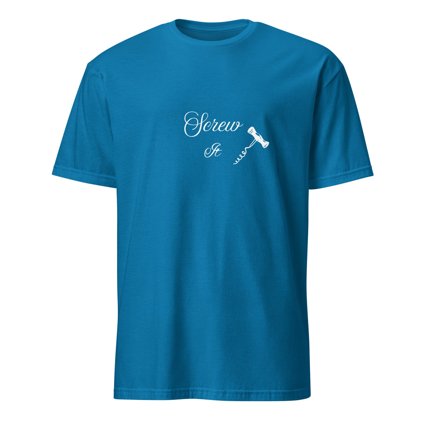 Wine Drinker's Tee Screw It by EraofInk