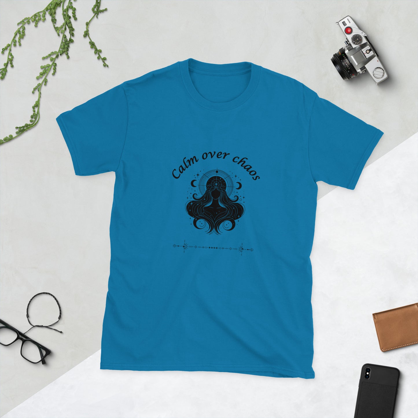 Calm Over Chaos Unisex Tee by EraofInk