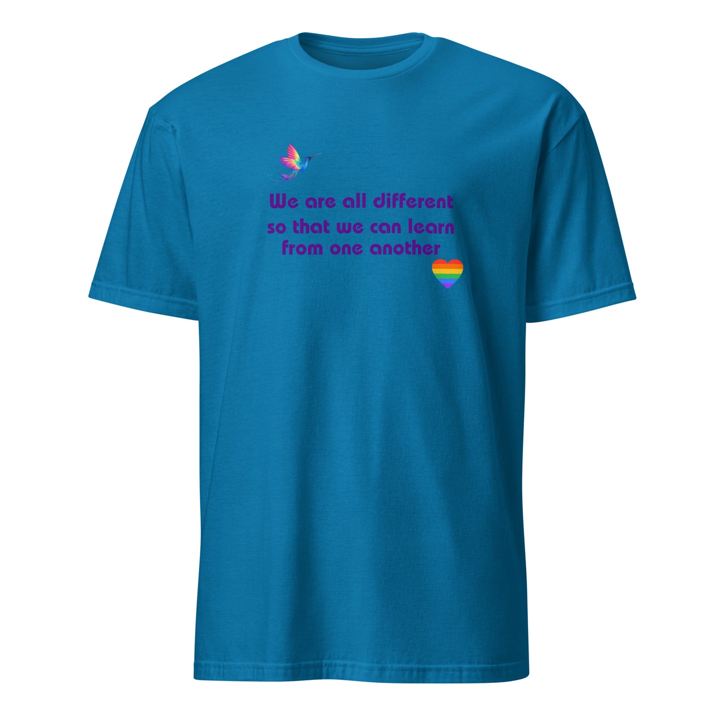 We Are All Different So We Can Learn From One Another Unisex Tee by EraofInk