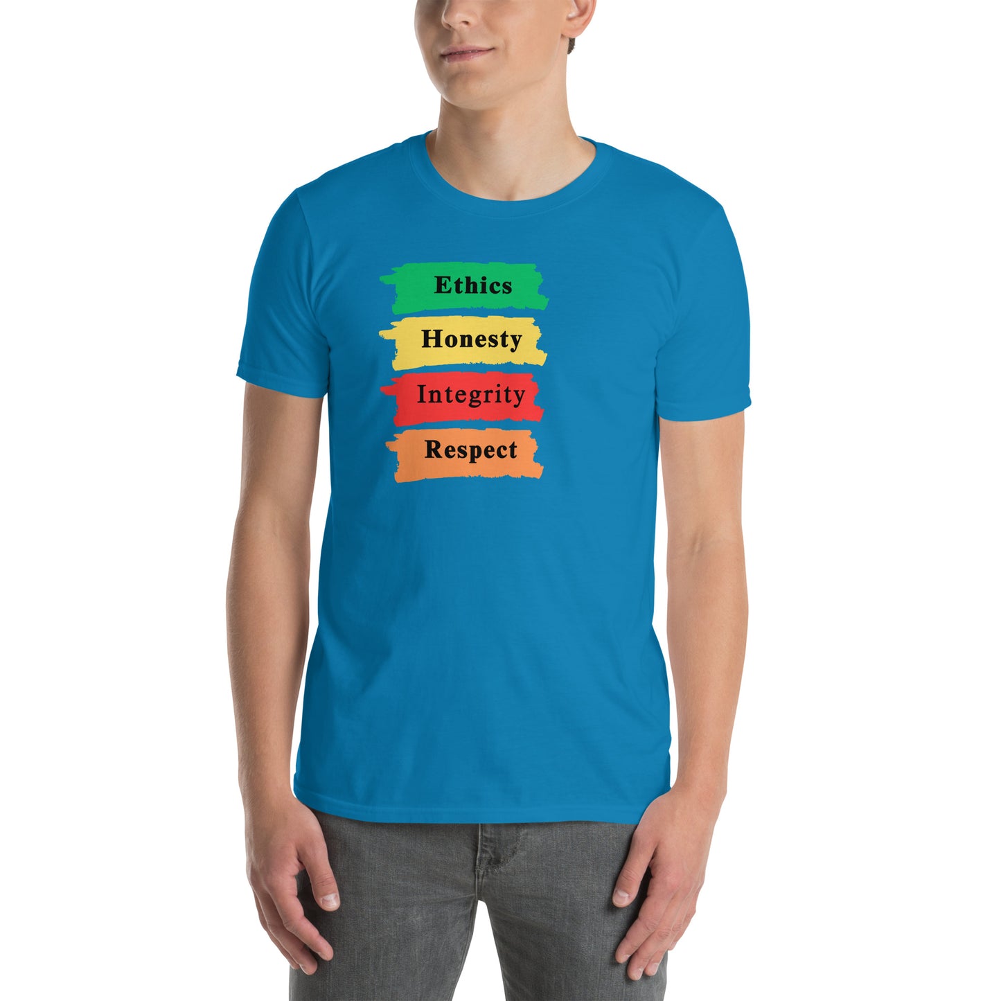 Core Values Ethics Honesty Integrity Respect Unisex Tee by EraofInk