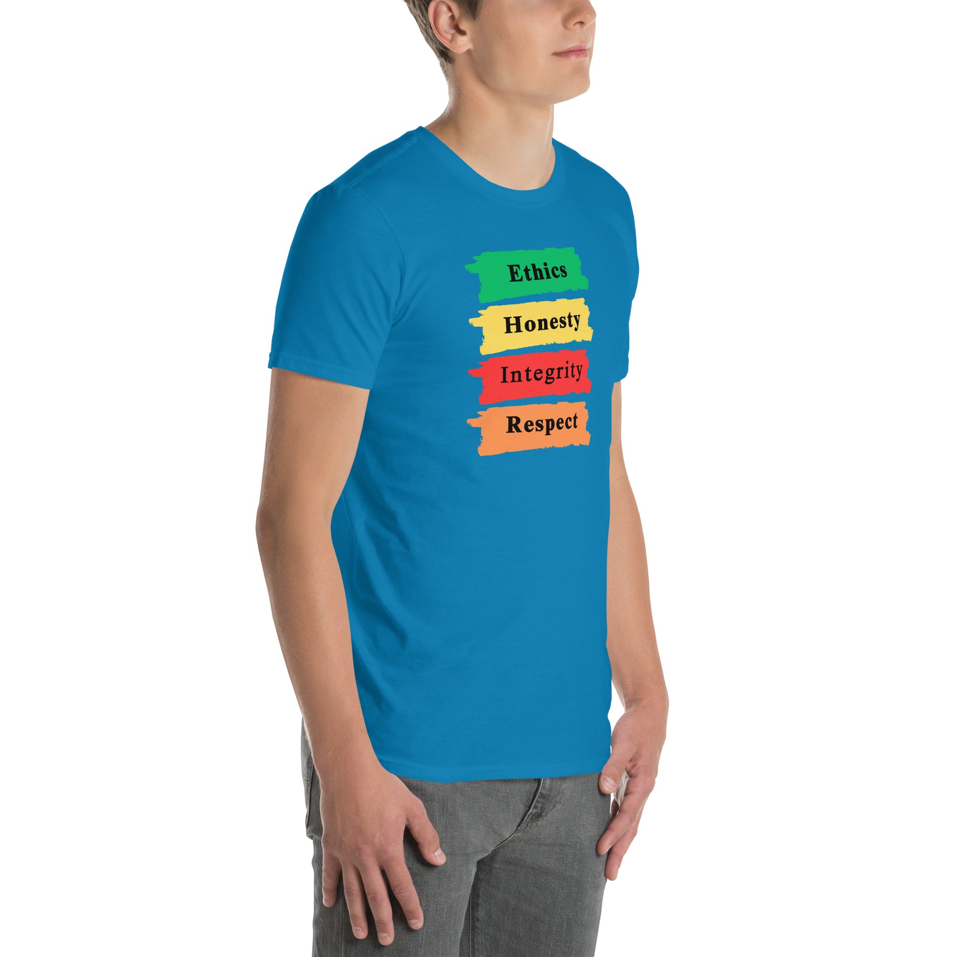 Core Values Ethics Honesty Integrity Respect Unisex Tee by EraofInk