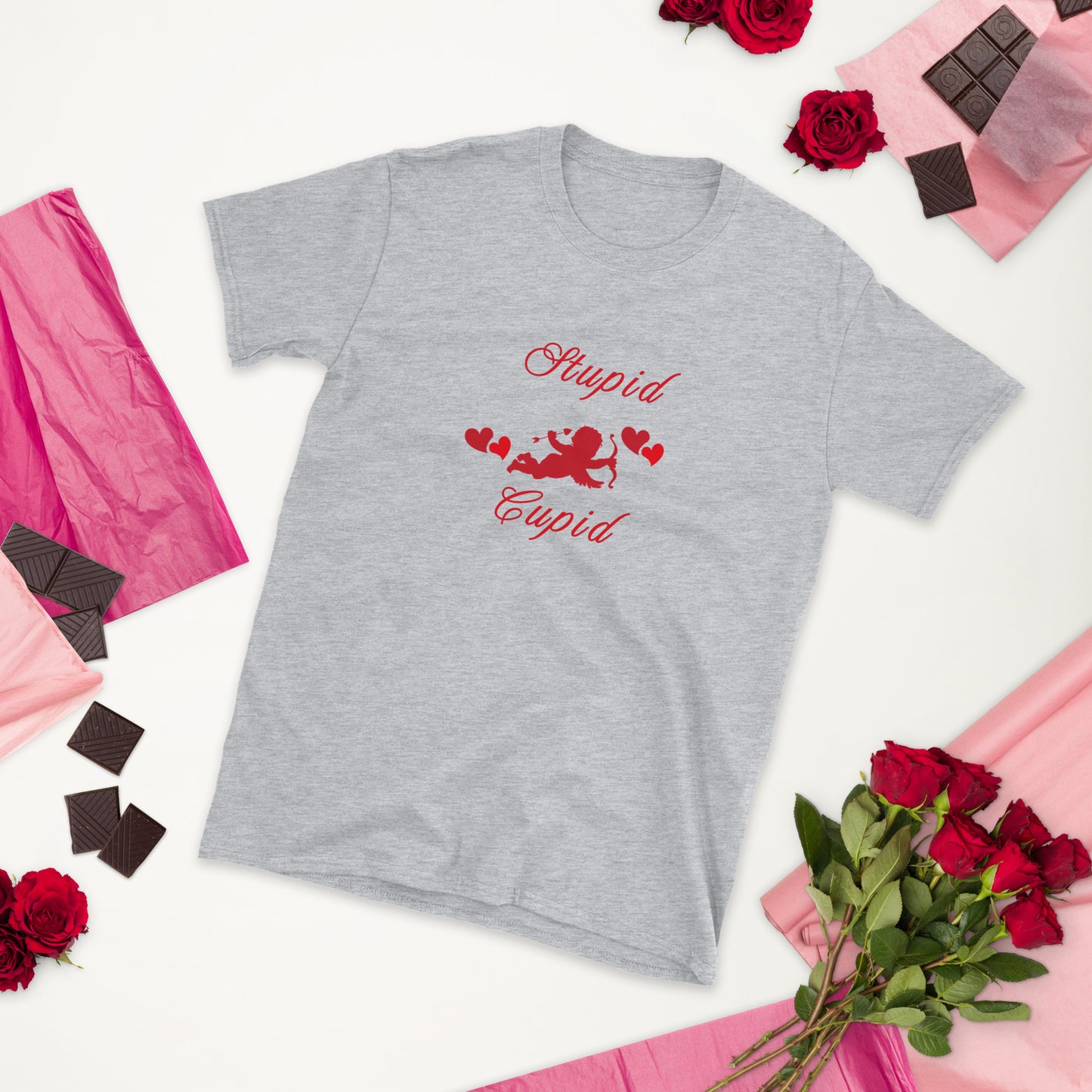 Stupid Cupid Unisex Tee by EraofInk