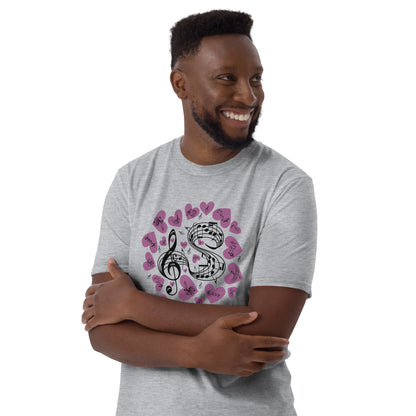 Music Is In My Heart Unisex Tee by EraofInk