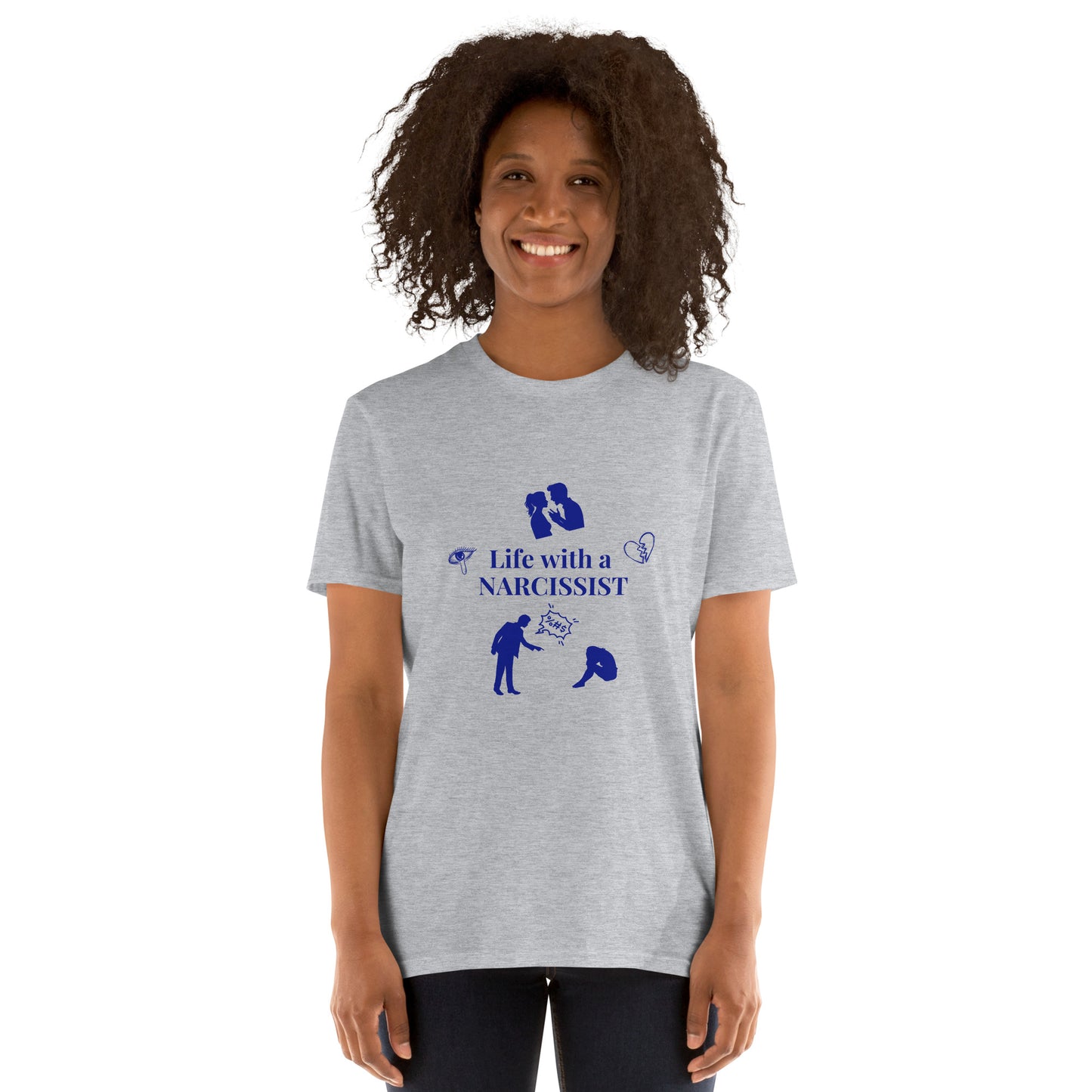 Depiction of Life with a Narcissist Unisex Tee by EraofInk