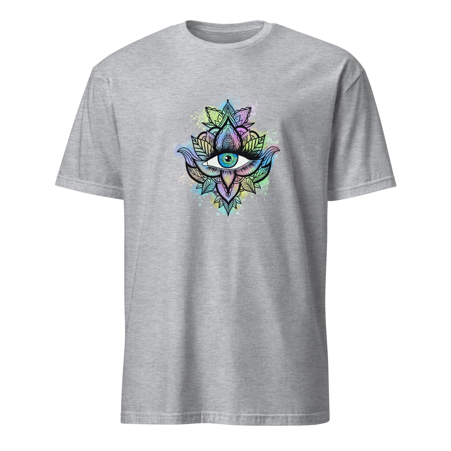 Third Eye Design With Semi Transparent Colors ** Design on Back** Unisex Tee by EraofInk