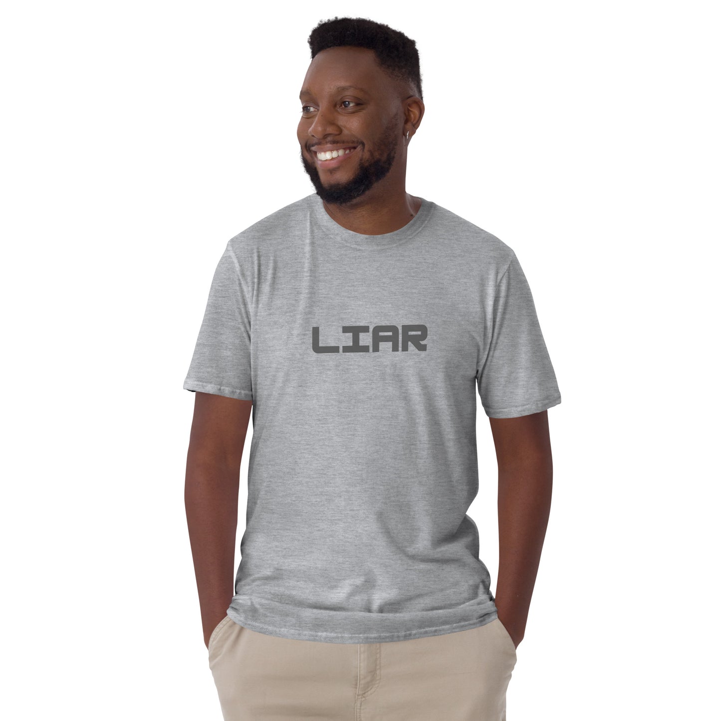 For the Guy Who Just Can't Tell the Truth to Save His Life - Liar Unisex Tee by EraofInk