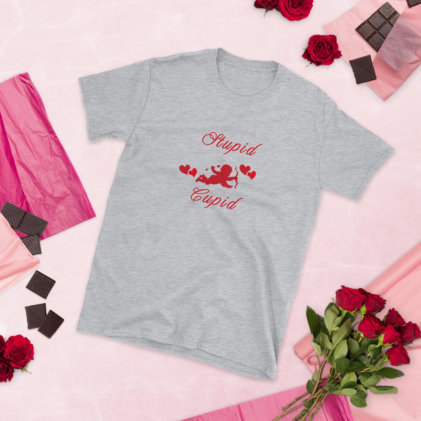 Stupid Cupid Unisex Tee by EraofInk
