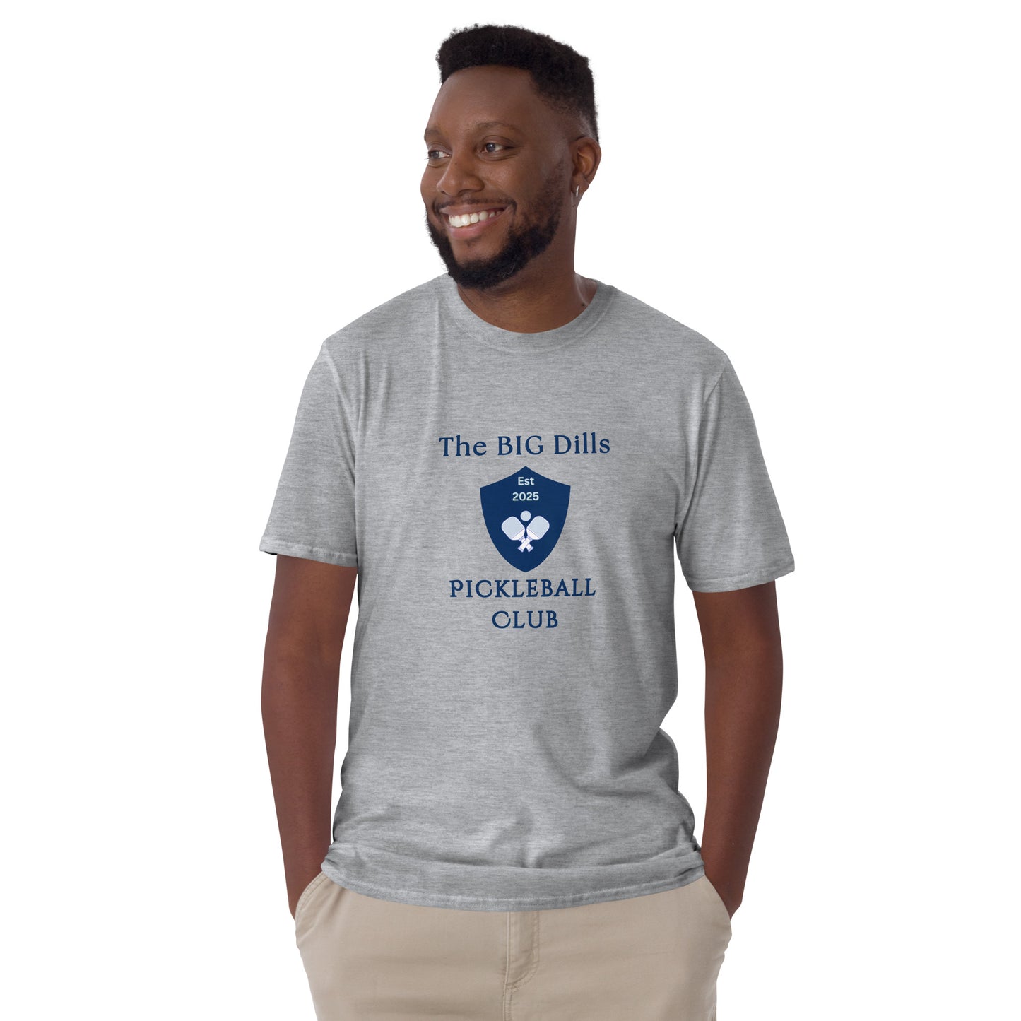 The Big Dills Pickleball Club Est 2025 Blue Design Unisex Tee by EraofInk