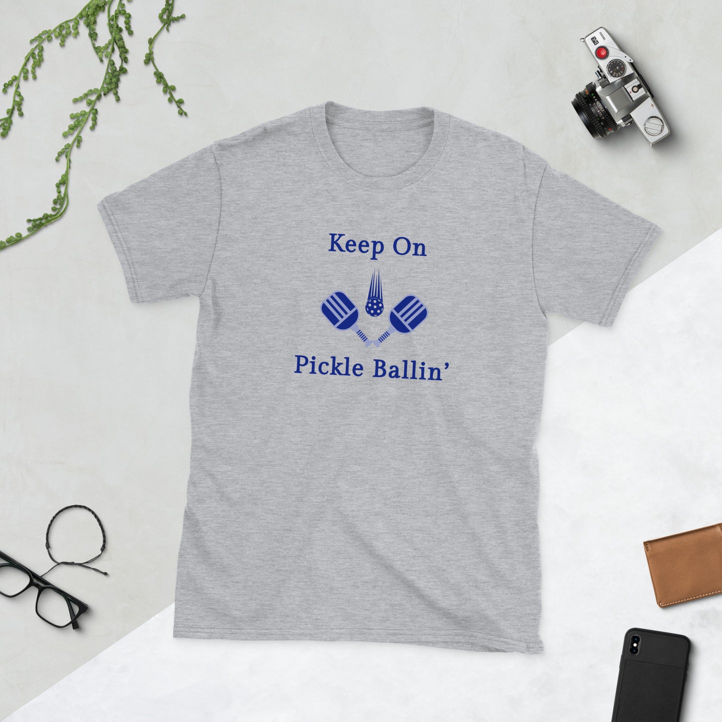 Keep On Pickle Ballin' Unisex Tee by EraofInk