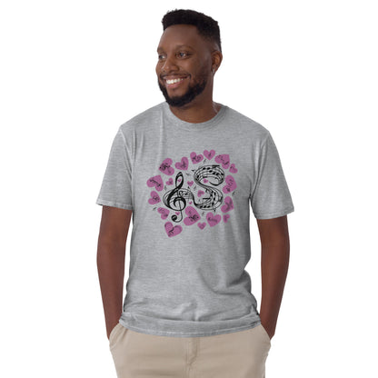 Music Is In My Heart Unisex Tee by EraofInk