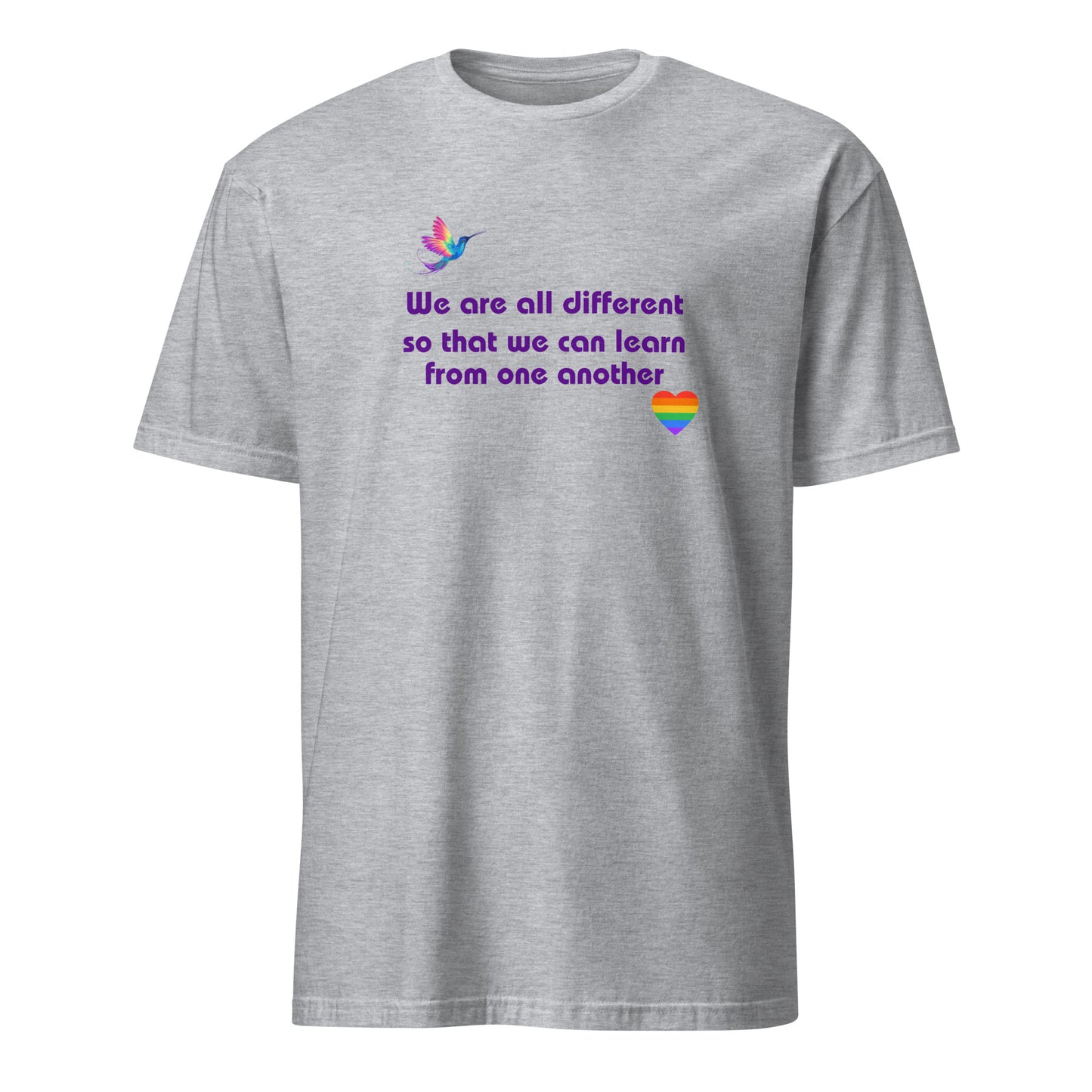 We Are All Different So We Can Learn From One Another Unisex Tee by EraofInk