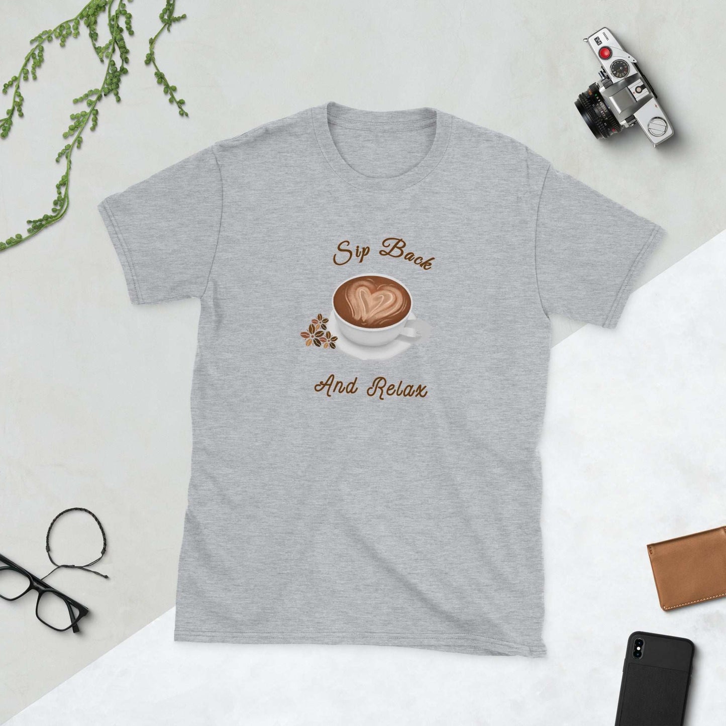 Sip Back and Relax Unisex Tee by EraofInk
