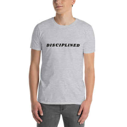Disciplined Man's Fitness Tee by EraofInk