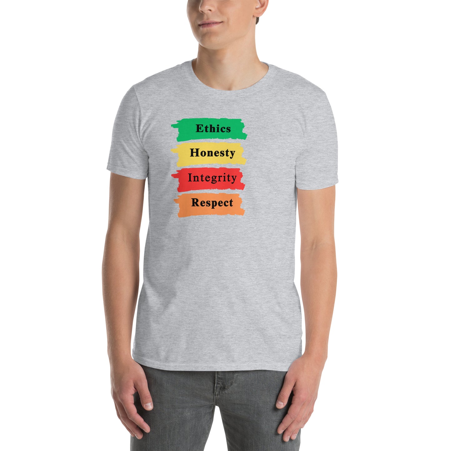 Core Values Ethics Honesty Integrity Respect Unisex Tee by EraofInk