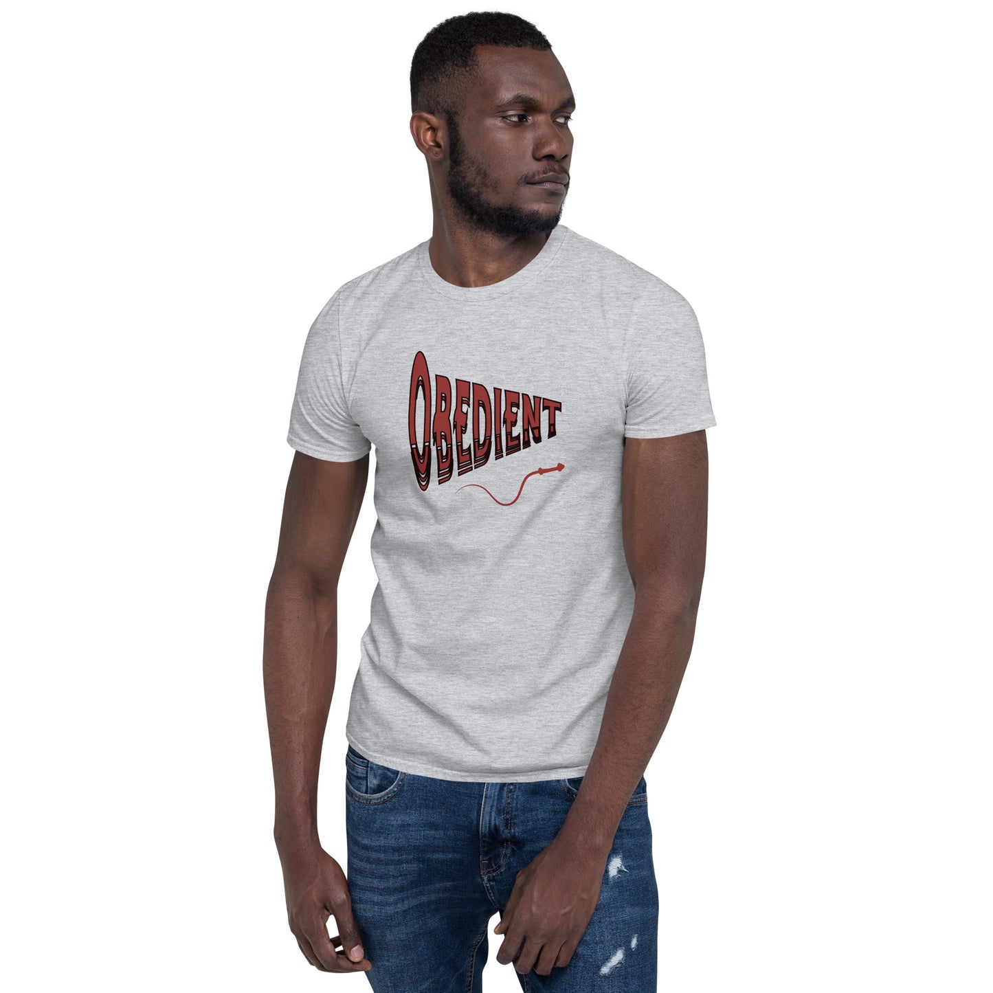 Obedient Dominant S&M Flirty Unisex Tee by EraofInk