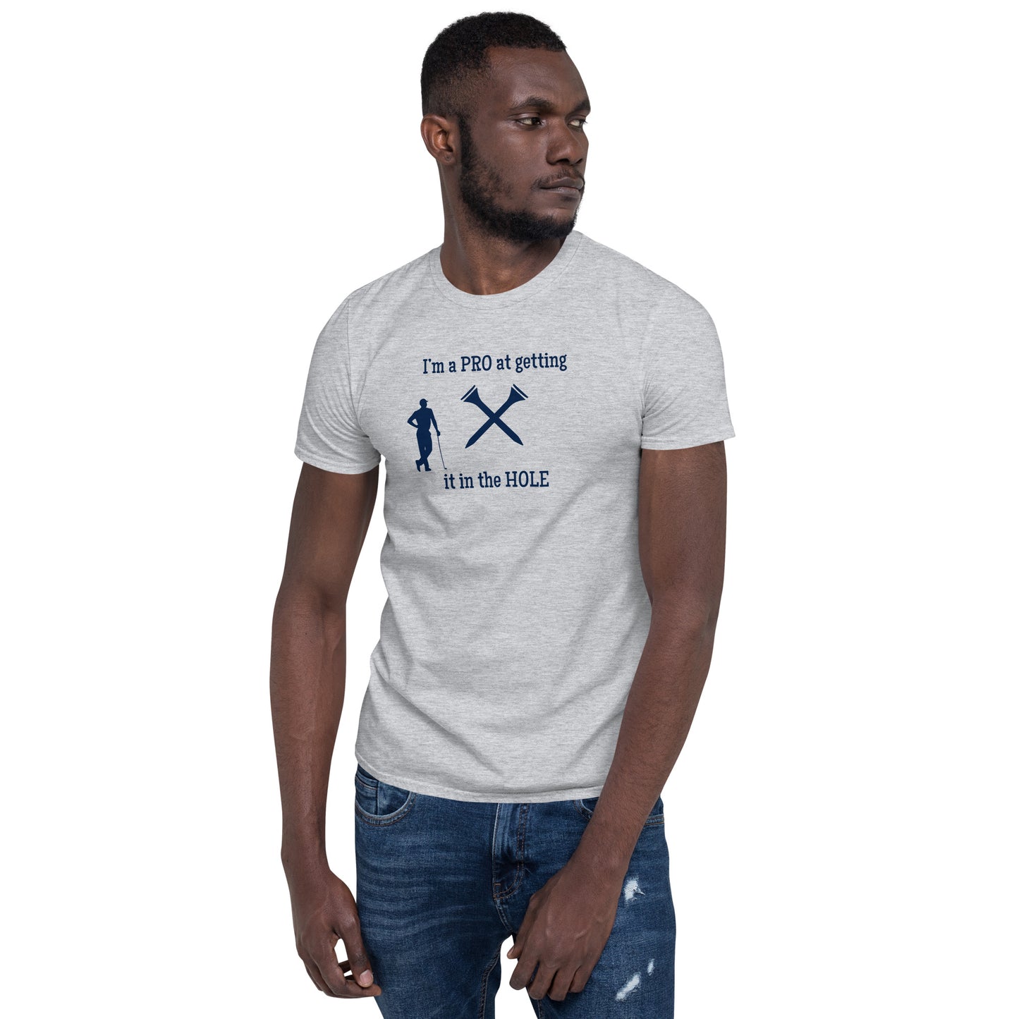 Hit the Course with Humor I'm a Pro at Getting It In The Hole Unisex Tee by EraofInk