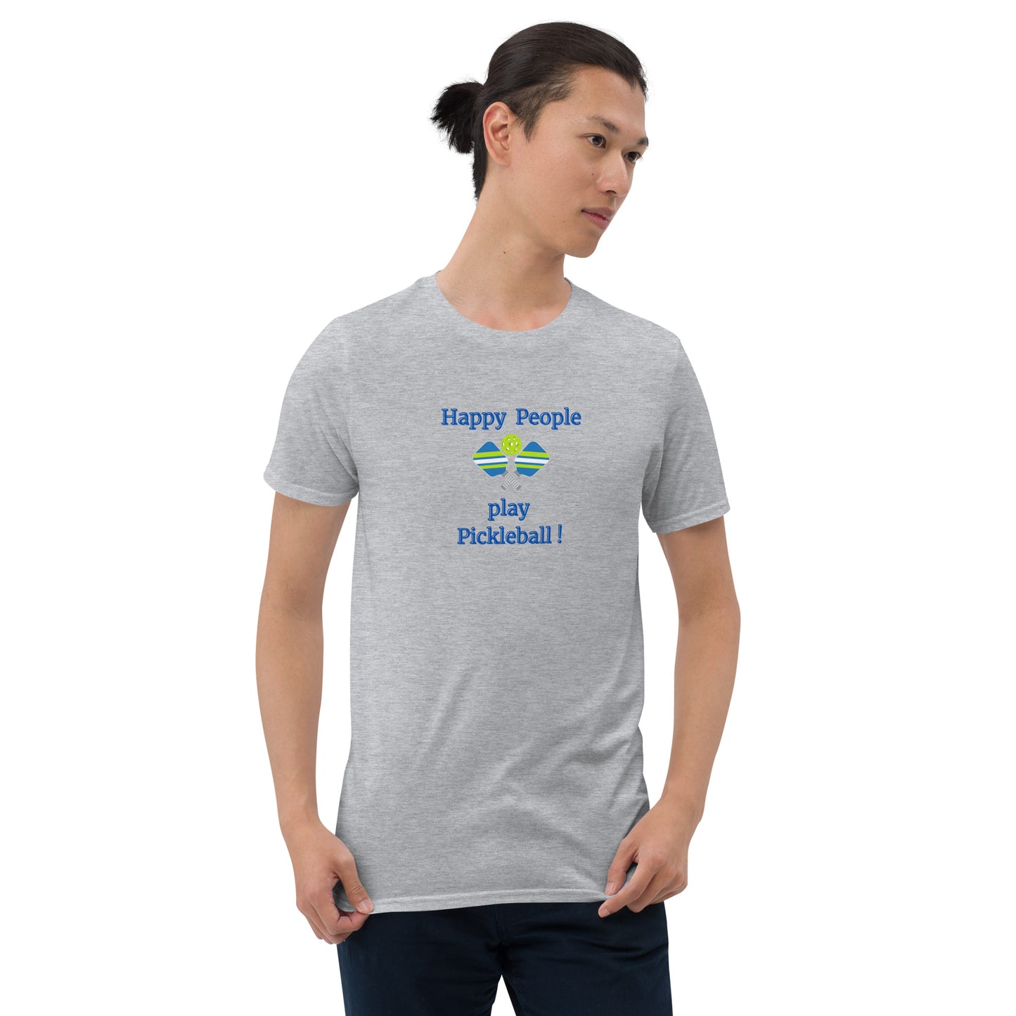 Happy People Play Pickleball Unisex Tee by EraofInk