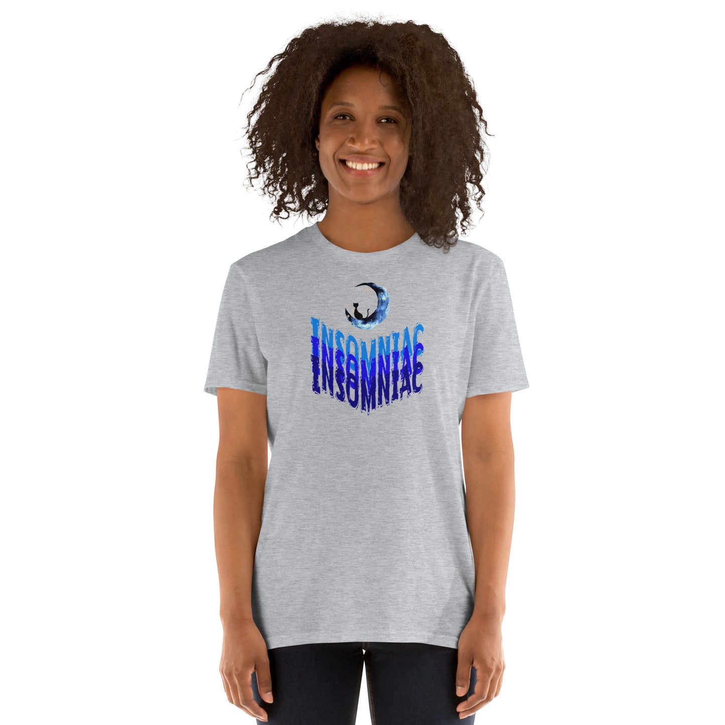 For the Girl Who Doesn't Sleep Insomniac Unisex Tee by EraofInk
