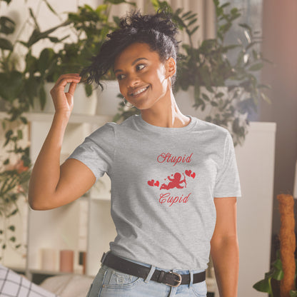 Stupid Cupid Unisex Tee by EraofInk