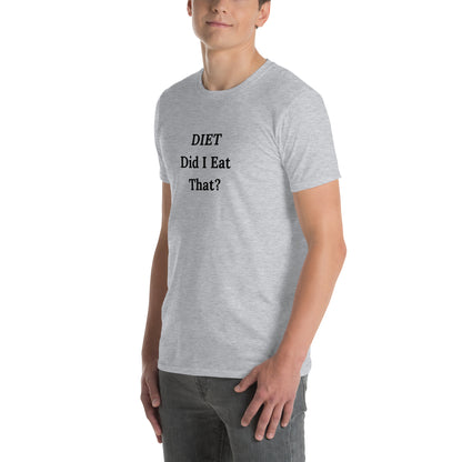 DIET Did I Eat That? Unisex Tee by EraofInk