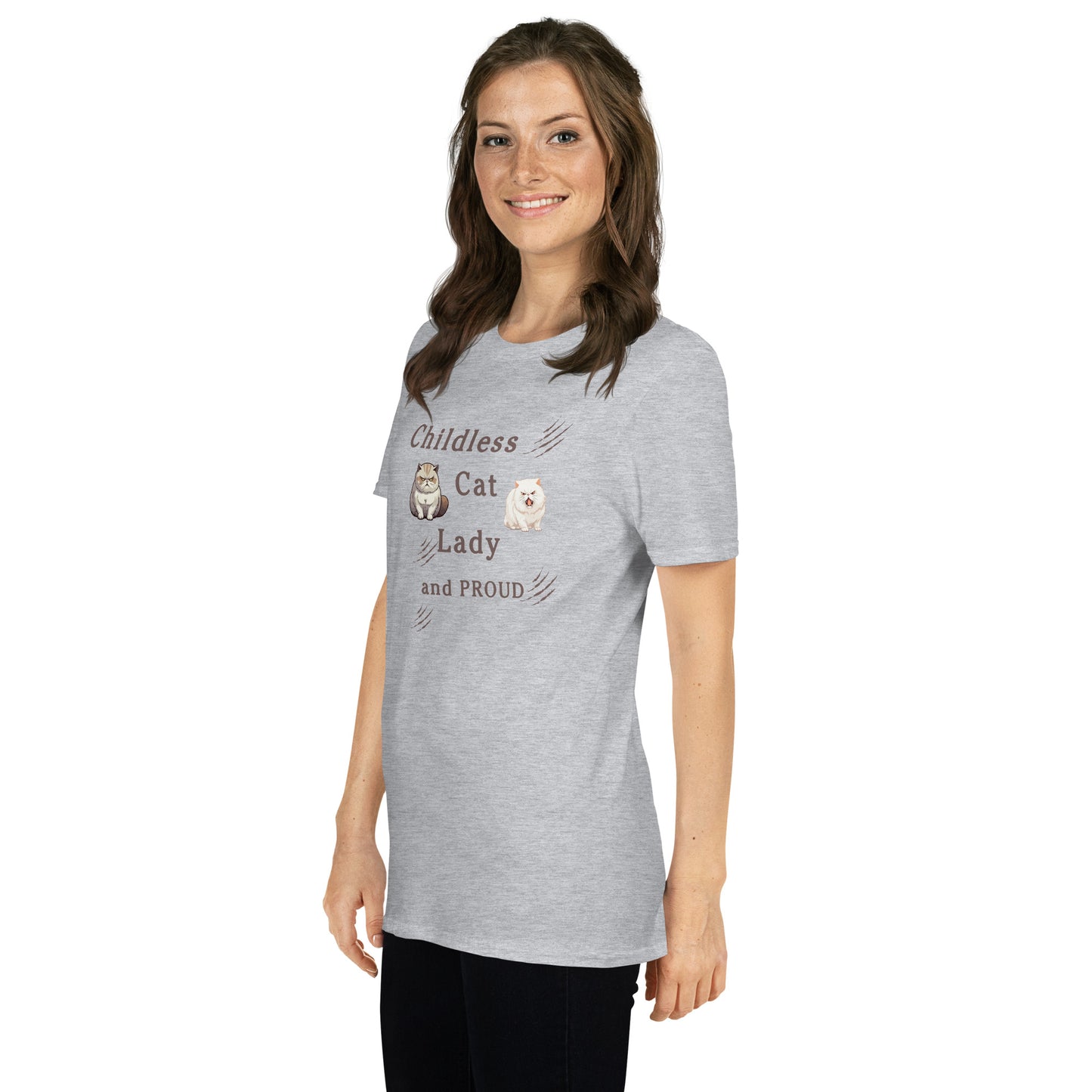Childless Cat Lady & Proud Unisex Tee by EraofInk