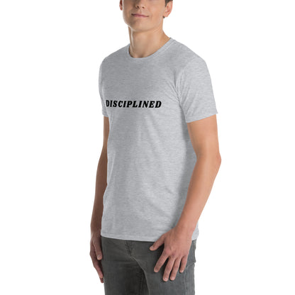 Disciplined Man's Fitness Tee by EraofInk