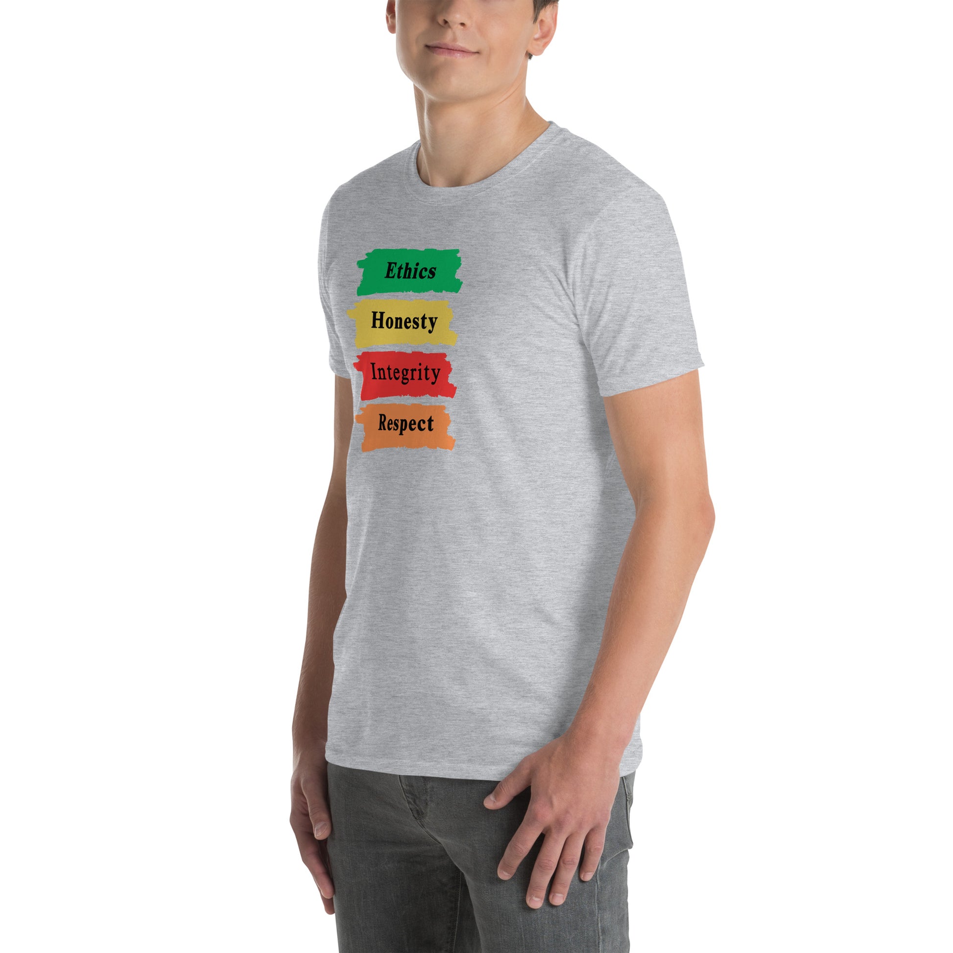 Core Values Ethics Honesty Integrity Respect Unisex Tee by EraofInk