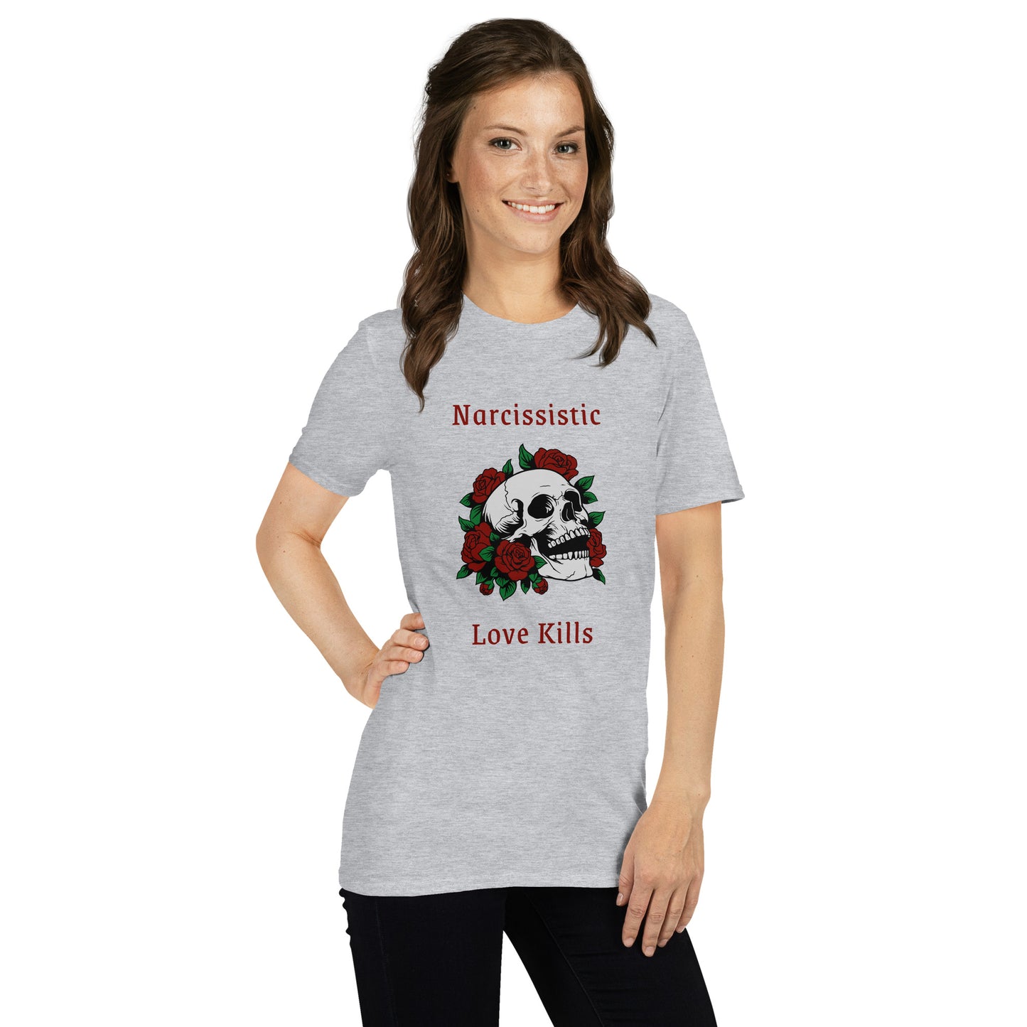 Narcissistic Abuse Awareness Graphic Tee Narcissistic Love Kills Unisex Tee by EraofInk
