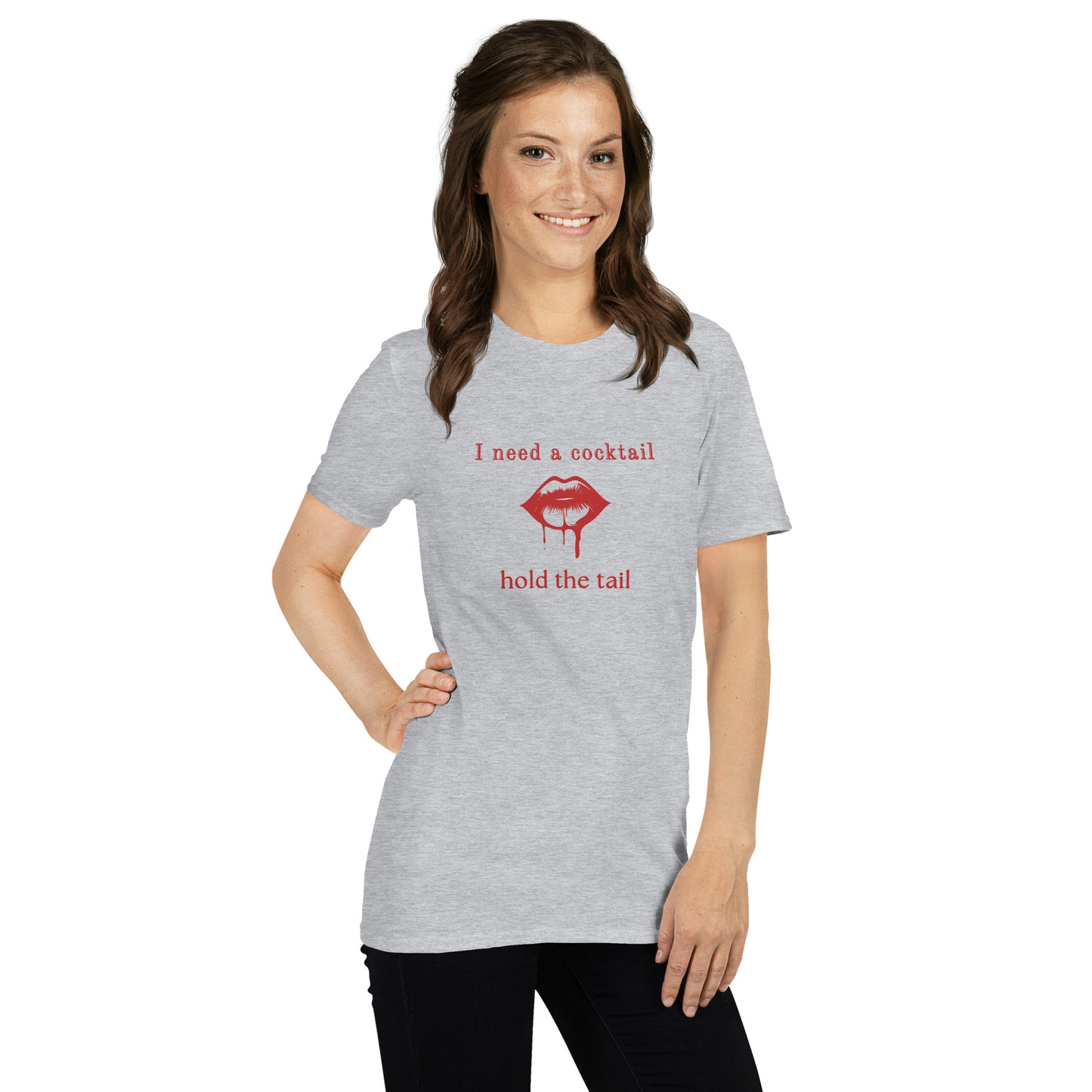 I Need a Cocktail Hold the Tail Unisex Tee by EraofInk
