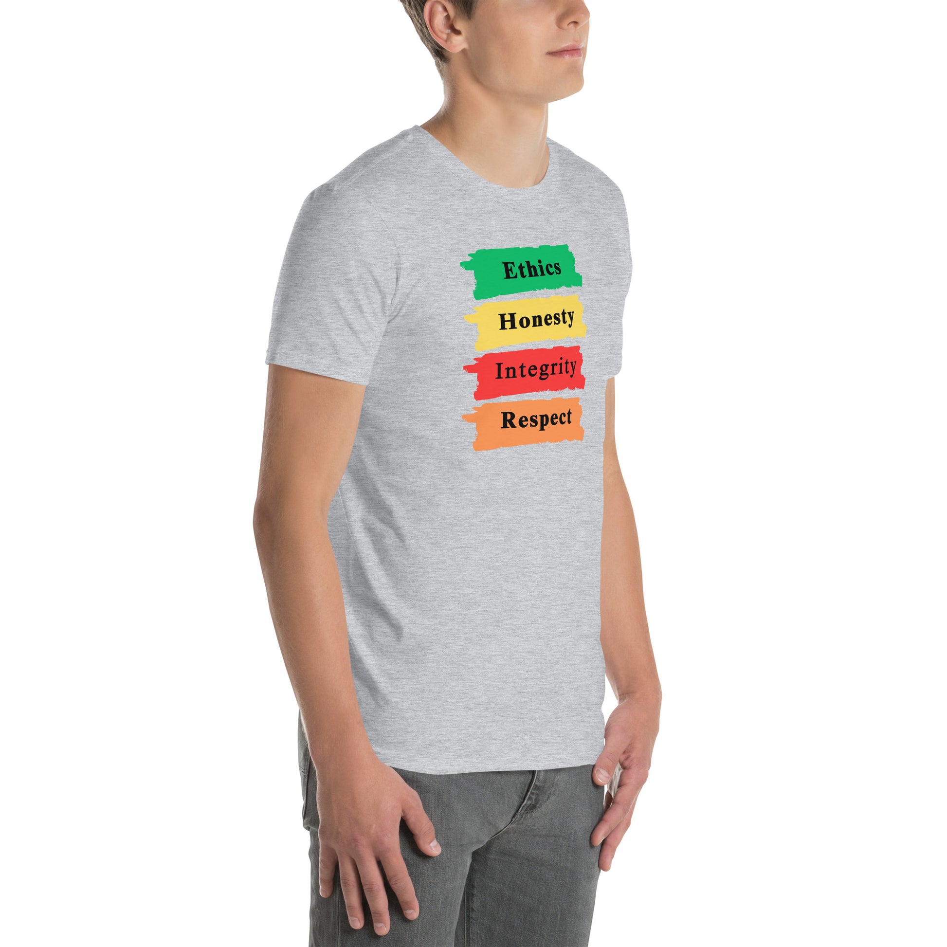 Core Values Ethics Honesty Integrity Respect Unisex Tee by EraofInk