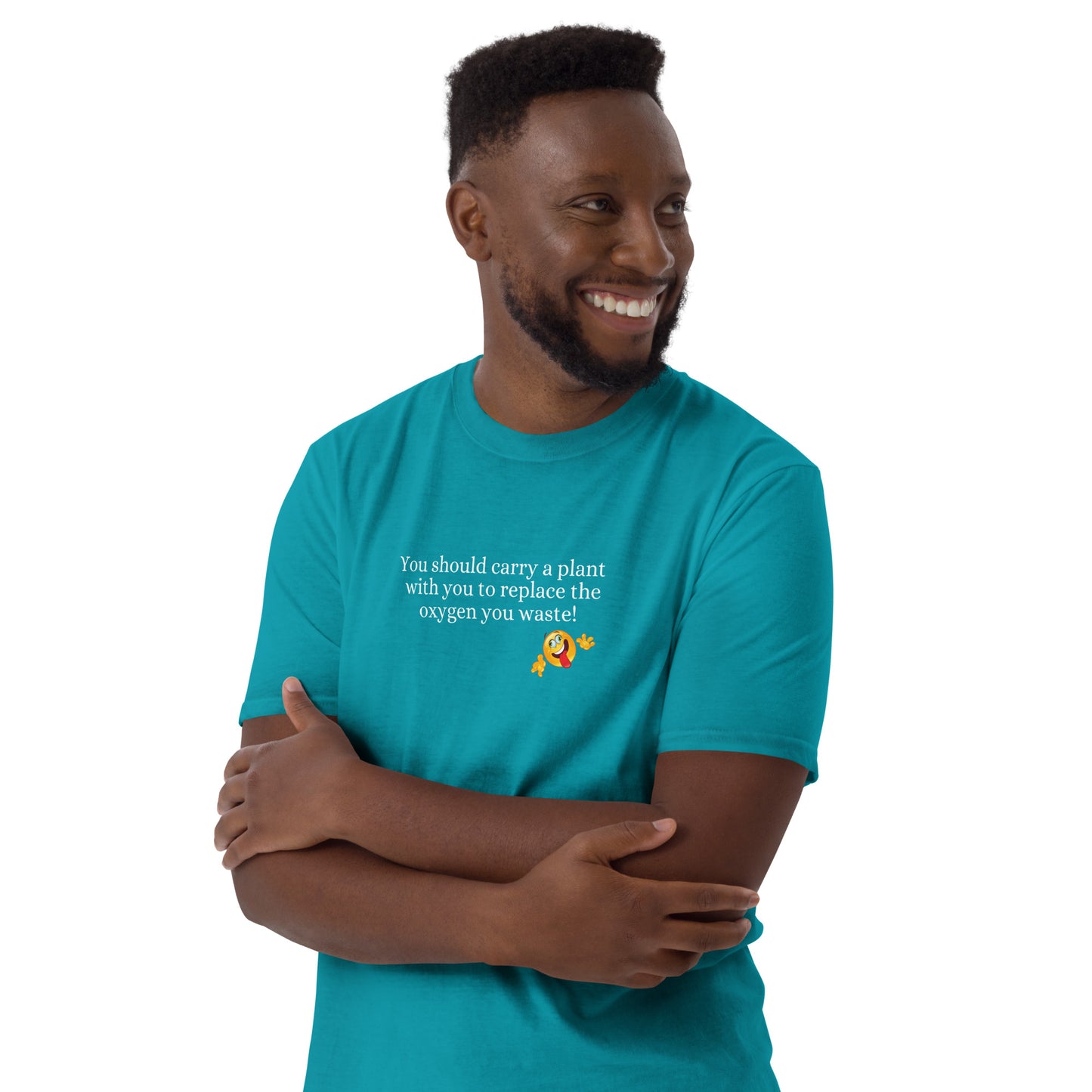 Silly Insult Tee Carry a Plant With You to Replace the Oxygen You Waste Unisex Tee by EraofInk