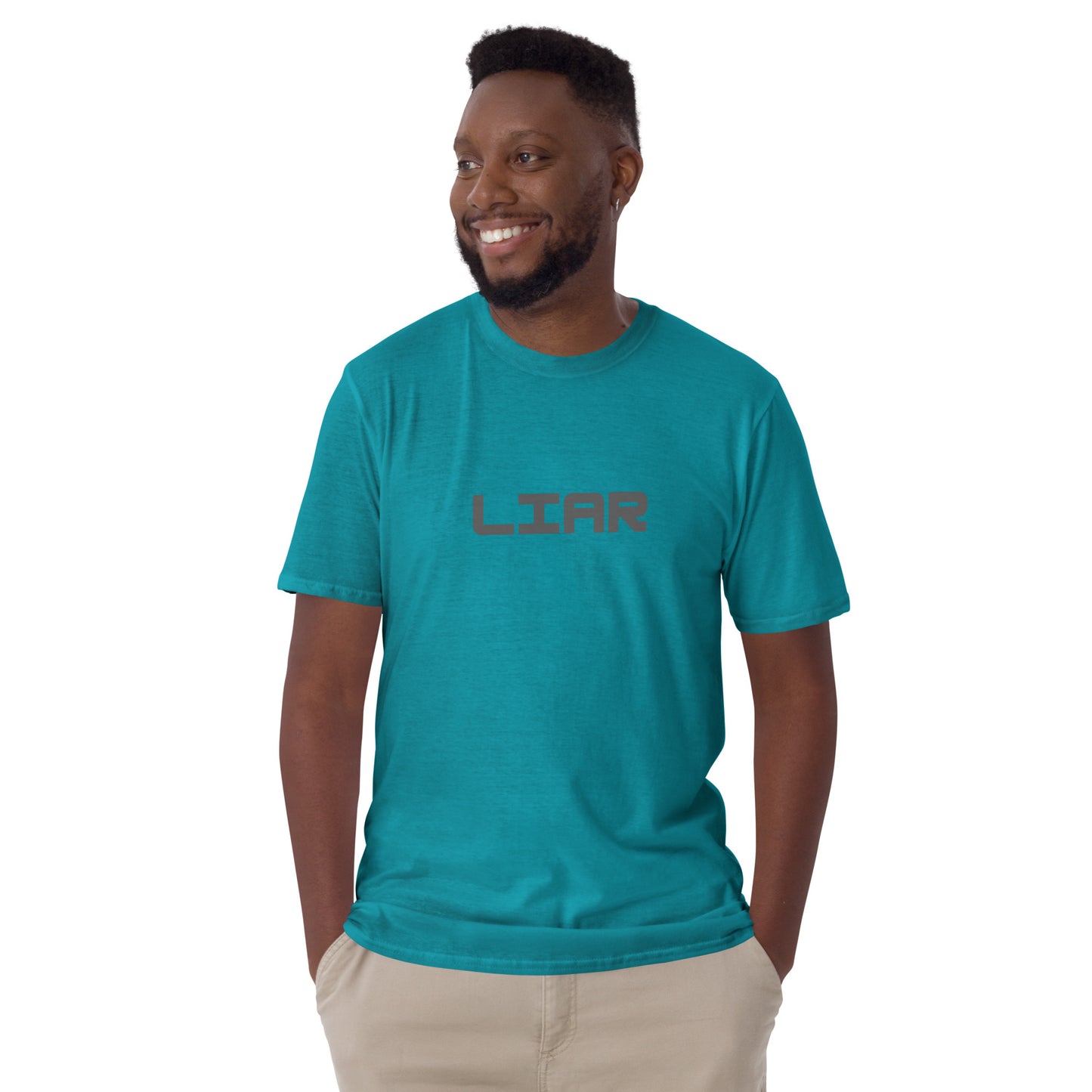 For the Guy Who Just Can't Tell the Truth to Save His Life - Liar Unisex Tee by EraofInk