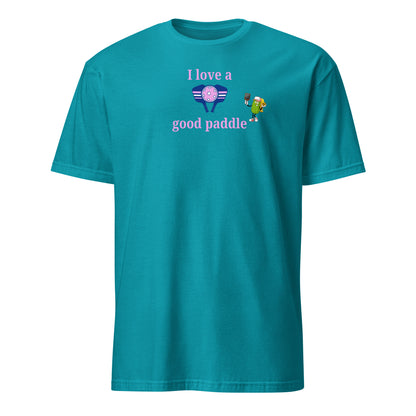 I Love a Good Paddle Unisex Tee by EraofInk