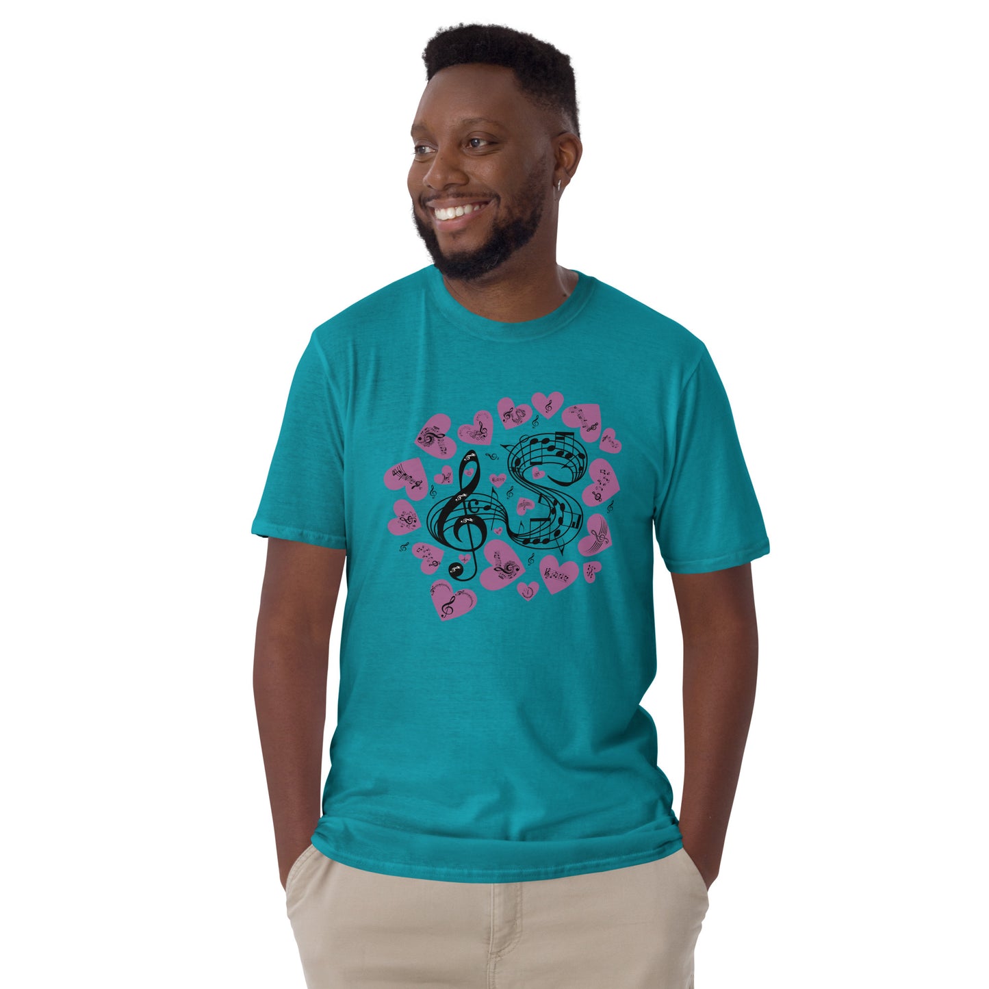 Music Is In My Heart Unisex Tee by EraofInk