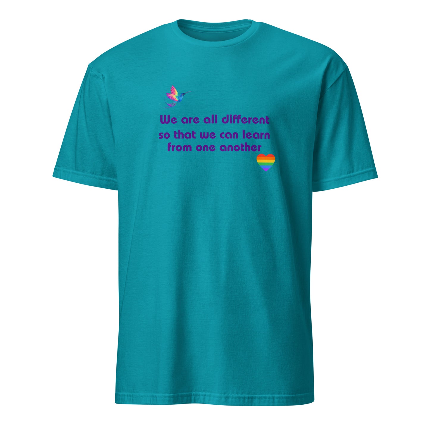 We Are All Different So We Can Learn From One Another Unisex Tee by EraofInk