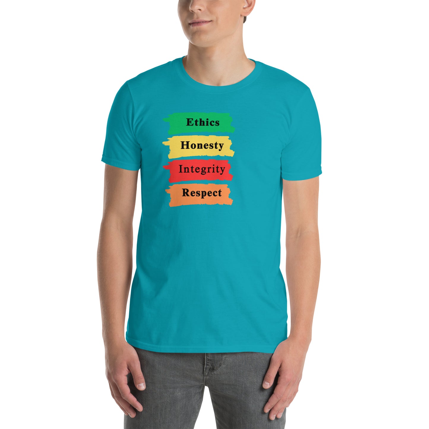 Core Values Ethics Honesty Integrity Respect Unisex Tee by EraofInk