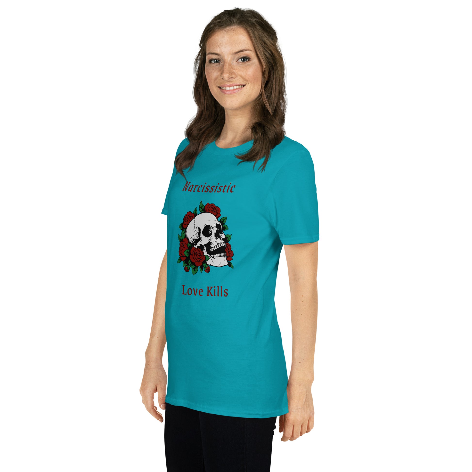 Narcissistic Abuse Awareness Graphic Tee Narcissistic Love Kills Unisex Tee by EraofInk